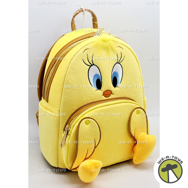 Loungefly Looney Tunes Tweety Bird Plush Mini Backpack WBBK0028