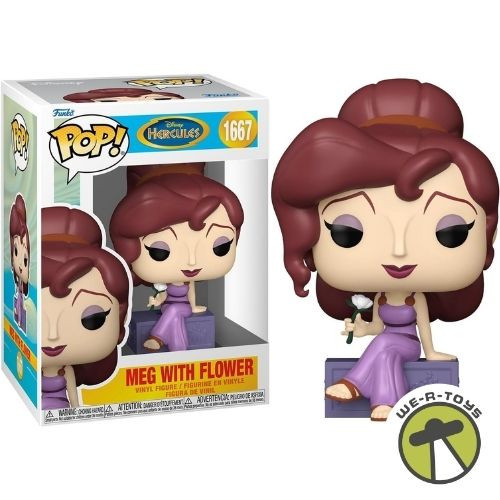 Funko Pop Disney 1667 Hercules Meg with Flower Vinyl Figure