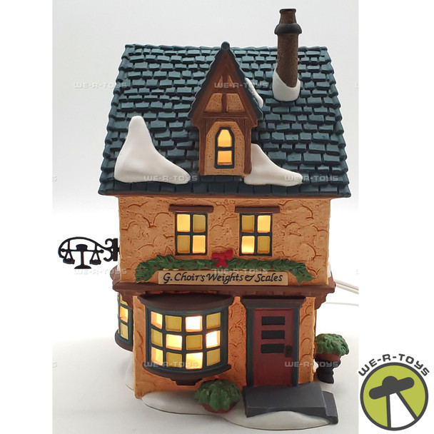 Department 56 G. Choirs Weight And Scales Building Dickens Village