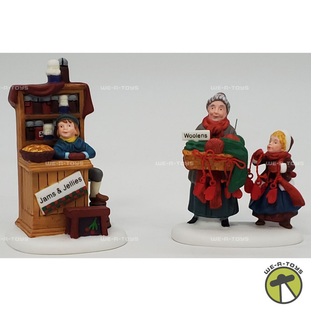 Department 56 Christmas Bazaar Woolens & Preserves Heritage Village Series 56595