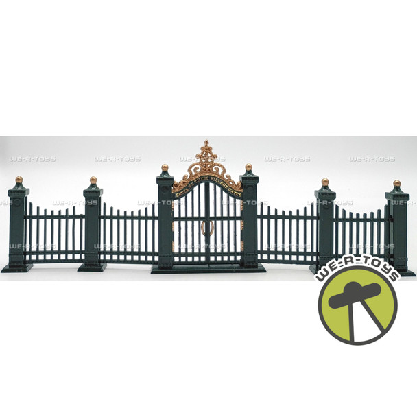 Department 56 Village Wrought Iron Gate & Fence Metal Accessory 9 Pc Set 55140