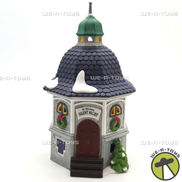 Department 56 Silent Night Music Box Porcelain Music Box Village Accessory