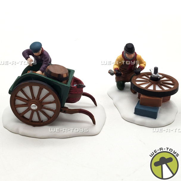 Dept 56 Dickens Village C Bradford Wheelwright & Son Retired Mint Set #58181