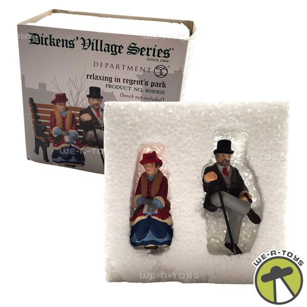 Department 56 Dickens' Village Relaxing in Regent's Park Accessory Figurine