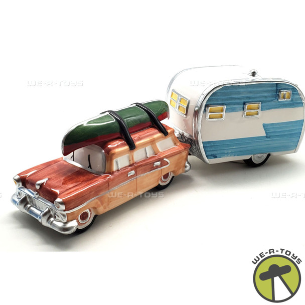 Dept 56 Original Snow Village On the Road Again Set of 2 Figures NEW