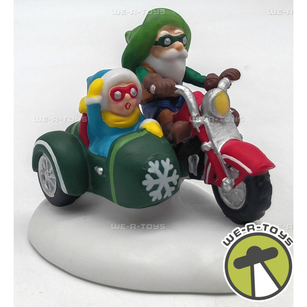 Department 56 Motorcycle Test Drive North PoleSeriesVillage Accessory Figurine