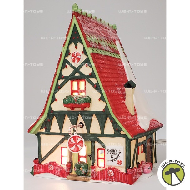Department 56 Candy Cane & Peppermint Shop Heritage Village Collection 56390