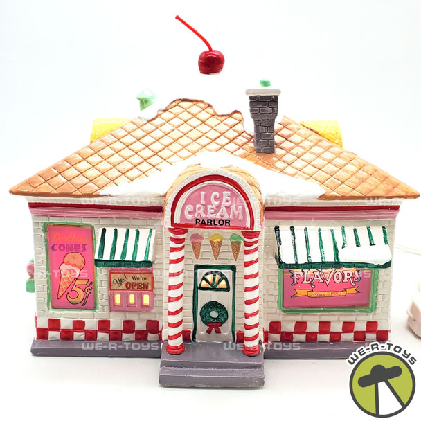 Dept 56 Snow Village 56 Flavors Ice Cream Parlor 51519