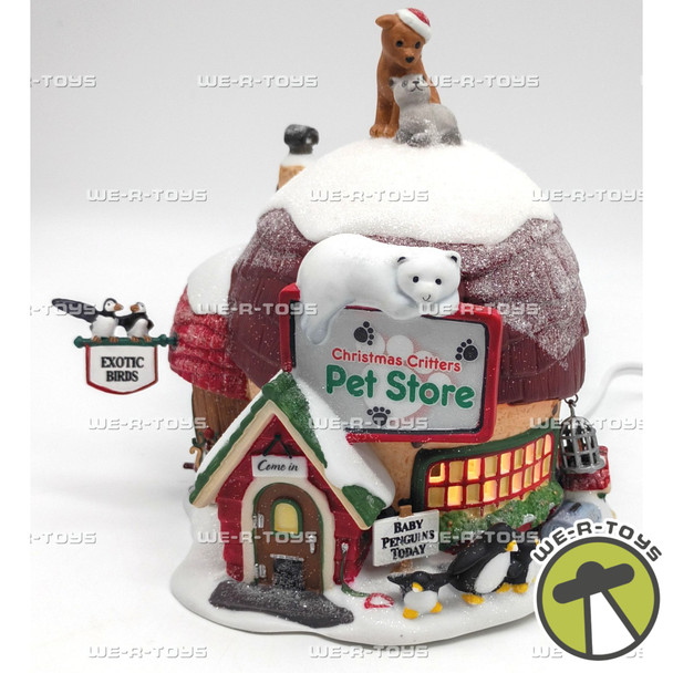 Department 56 Christmas Critters Pet Store North Pole Series Lighted Building