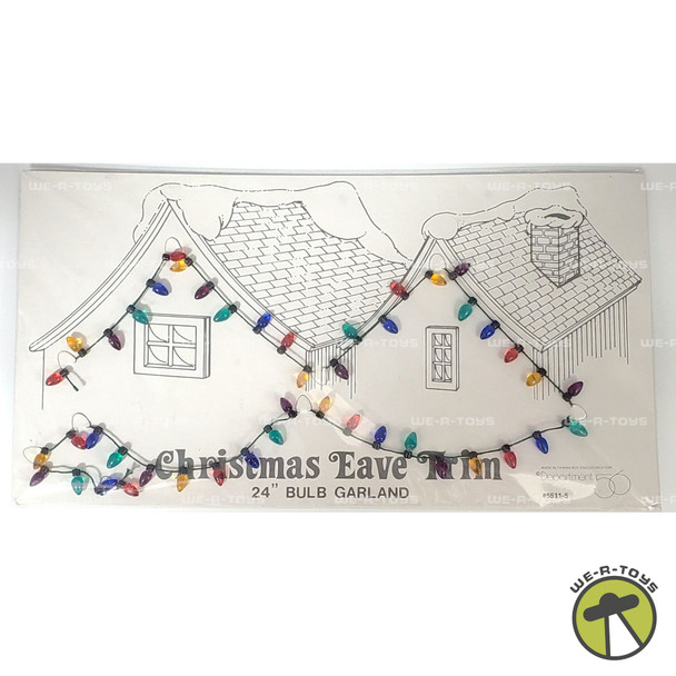 Dpartment 56 Christmas Eave Trim 24" Bulb Garland The Original Snow Village