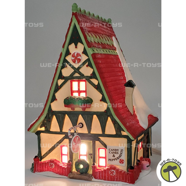 Department 56 Candy Cane & Peppermint Shop Heritage Village Collection 56390 NEW