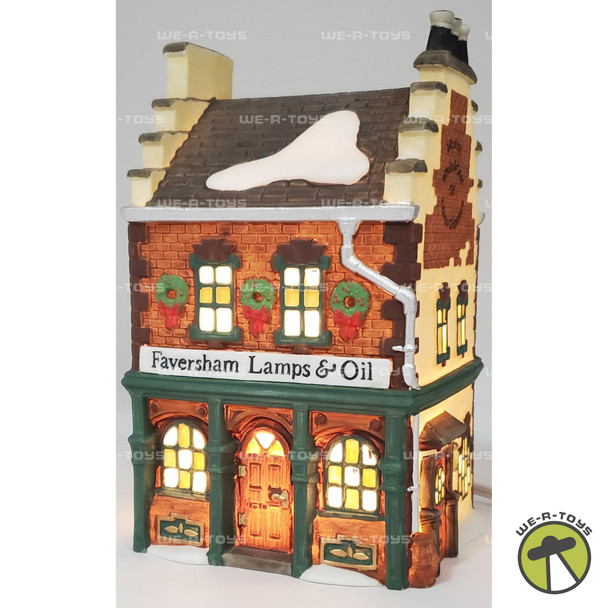 Department 56 Faversham Lamps and Oil Dickens Village Lighted Building 58327