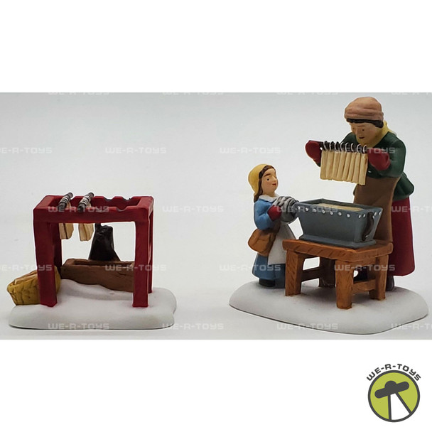 Department 56 Making the Christmas Candles Set of 2 New England Village Series