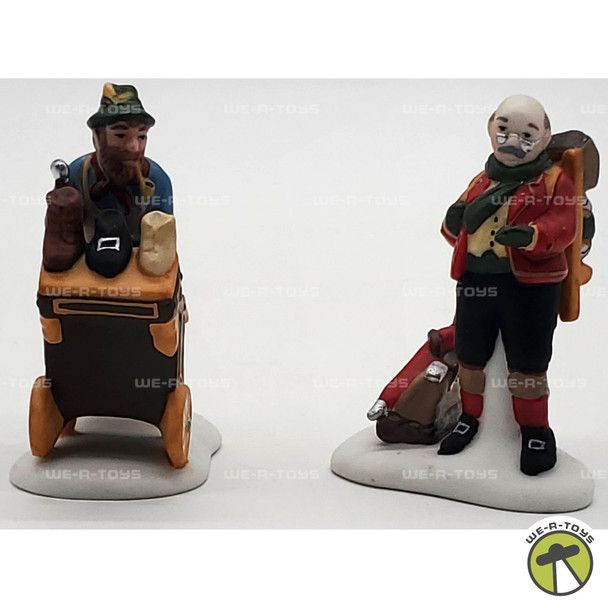 Department 56 Cobbler & Clock Peddler Set of 2 Heritage Village Collection