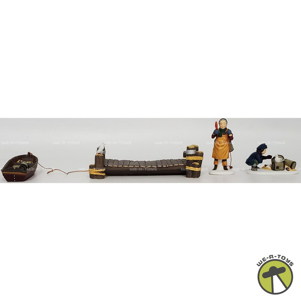 Department 56 Lobster Trappers Set of 4 Heritage Village Collection #56589