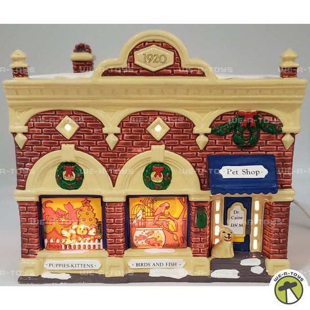 Department 56 Village Vet and Pet Shop The Original Snow Village #54275