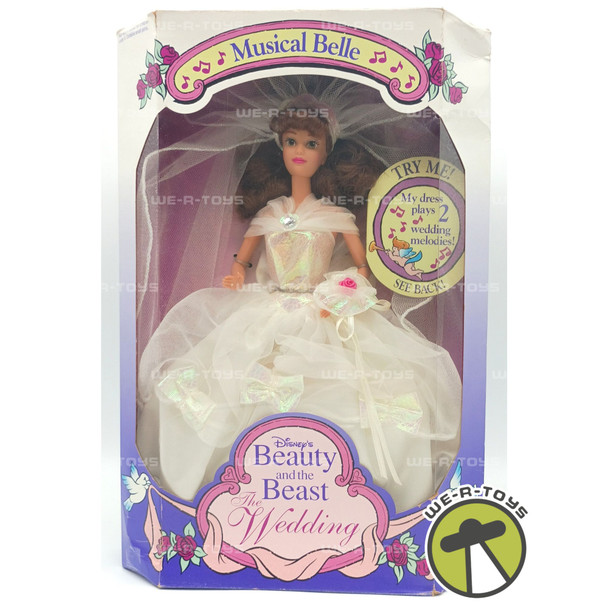 Disney's Beauty and the Beast The Wedding Musical Belle Doll Mattel #10909