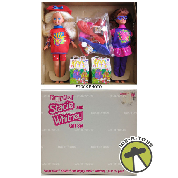 Happy Meal Stacie and Happy Meal Whitney 1994 Barbie Dolls Gift Set #12665-6