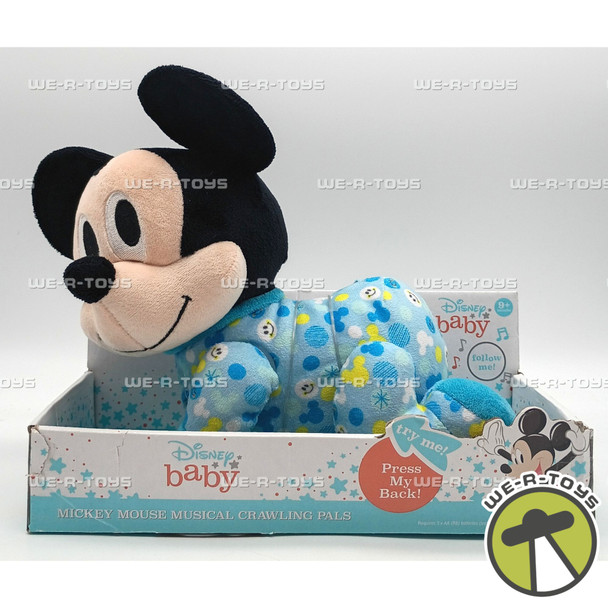 Disney Baby Mickey Mouse Musical Crawling Pals Toy 2022 Just Play 12136