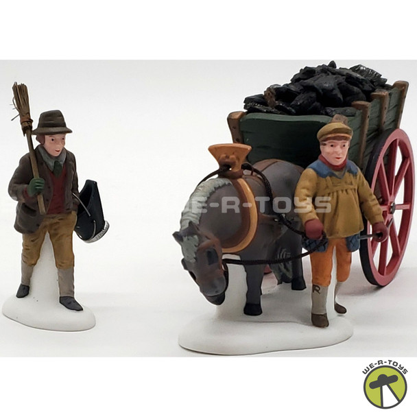 Department 56 Delivering Coal For the Hearth Heritage Village Collection #58326