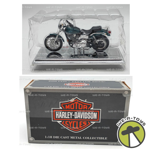 Harley-Davidson 2000 FXDL Dyna Low Rider Die Cast Black Motorcycle Maisto