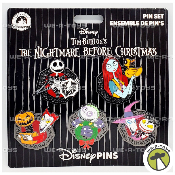 Disney Parks The Nightmare Before Christmas Booster Enamel Pin Set 07450