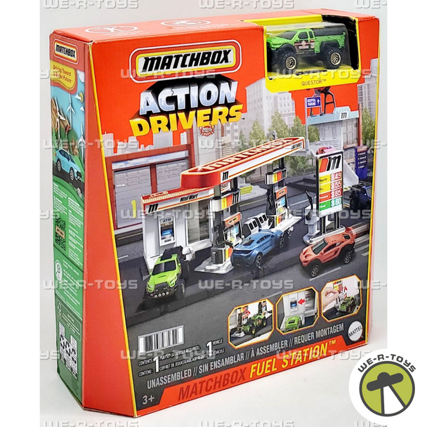 Matchbox Action Drivers Fuel Station Playset 2020 Mattel 93562
