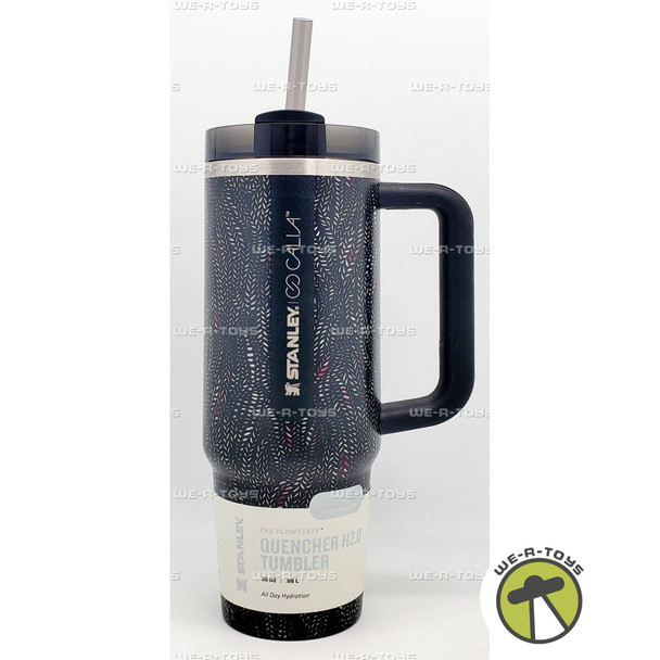 Stanley X Calia 30oz Tumbler Flowstate Quencher H2.0 Black Serpent Design 42411