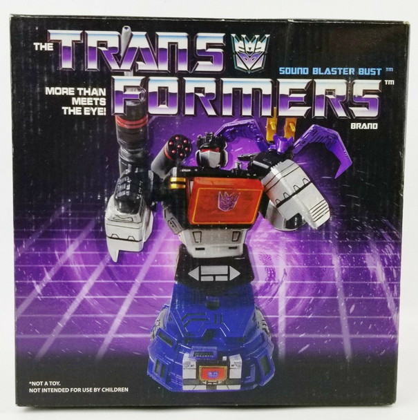 Transformers Sound Blaster Bust Collector's Item Hasbro 2008 Diamond Select NRFB