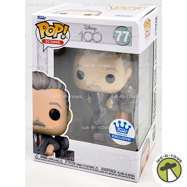 Funko POP Icons Disney 100 Walt Disney with Camera 77 Vinyl Figure