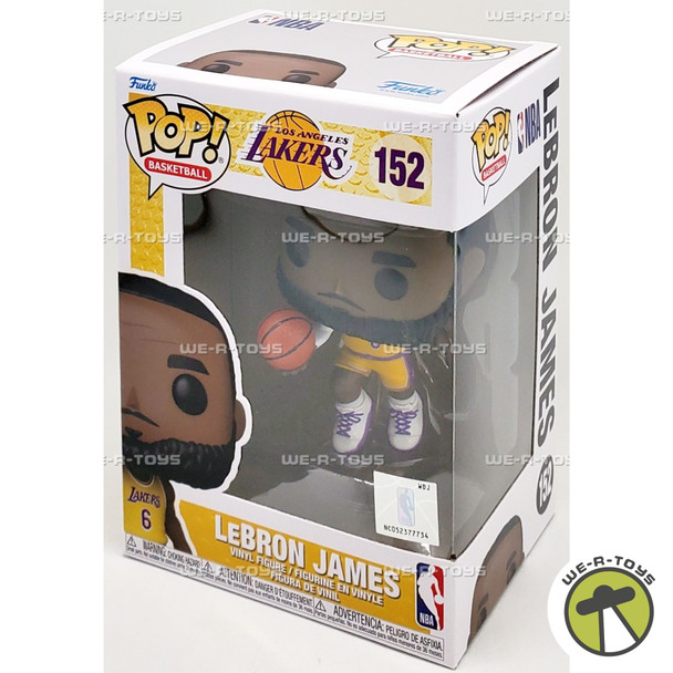 Funko POP Basketball NBA Los Angeles Lakers Lebron James 152 Vinyl Figure