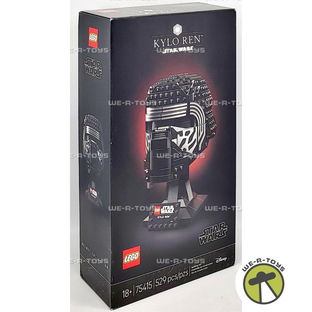 LEGO Star Wars Kylo Ren Helmet 529 Piece Building Set 75415