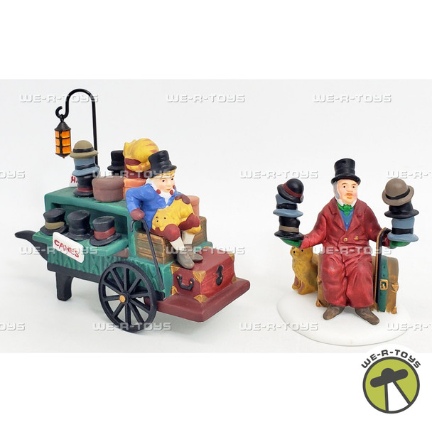 Department 56 Chelsea Market Hat Monger and Cart Heritage Village 58392