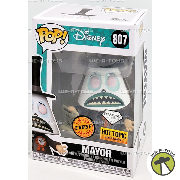 Funko POP Disney The Nightmare Before Christmas Mayor 807 Vinyl Figure Chase
