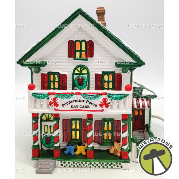Department 56 Peppermint Porch Day Care The Original Snow Village 5485-2 Lighted