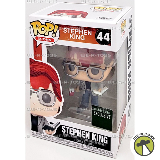 Funko POP Icons Stephen King with Axe and Book 44 Vinyl Figure