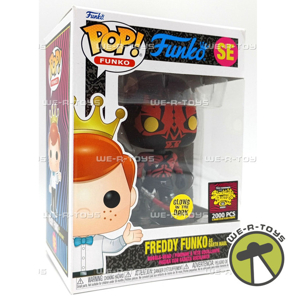 Funko POP SE Star Wars Freddy Funko Darth Maul 49431 Vinyl Figure Glow In Dark
