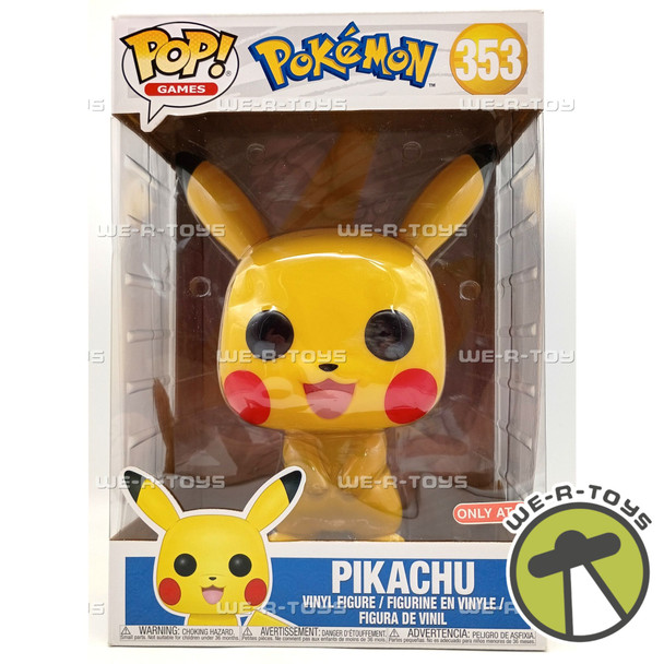 Funko POP! Games Pokemon Pikachu 353 Large Vinyl Figure 2018 Exclusive