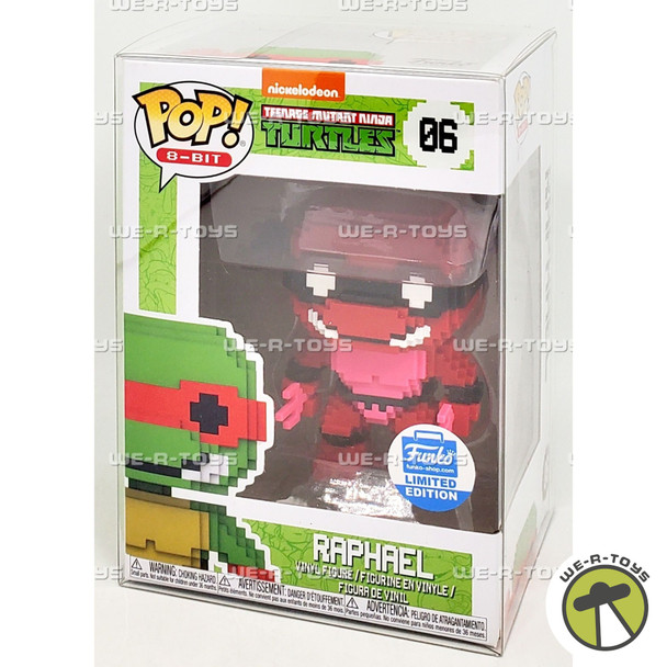 Funko POP 8-Bit Teenage Mutant Ninja Turtles Neon Raphael 06 Vinyl Figure