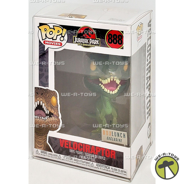 Funko POP Movies Jurassic Park 25th Anniversary Velociraptor 888 Vinyl Figure