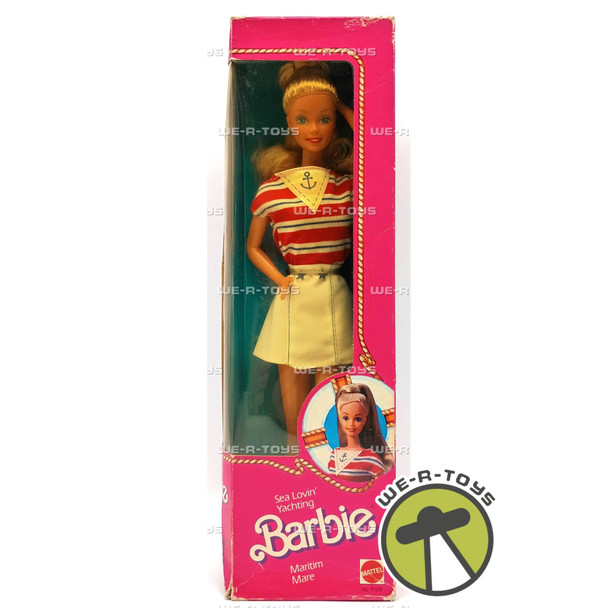 Sea Lovin' Yachting Blonde Barbie Doll In Fashion 1984 Mattel No. 9109