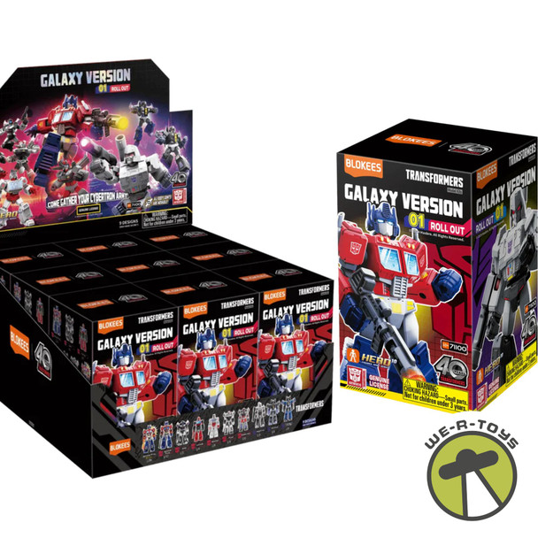 Blokees Transformers Galaxy Version 01 Roll Out Case of 9 Model Kits 71100