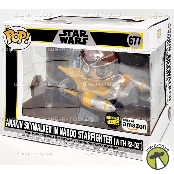 Funko POP Ride Star Wars Anakin Skywalker with R2-D2 in Naboo Starfighter Figure