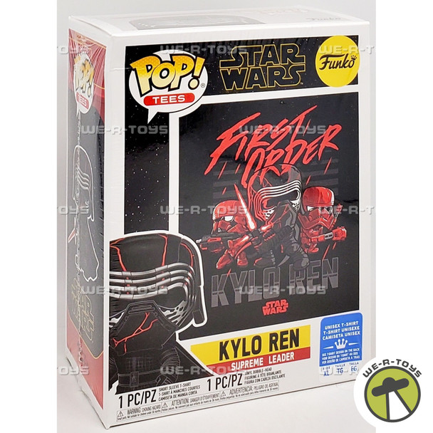 Funko POP Figure & Tee Star Wars Kylo Ren Supreme Leader X-Large T-Shirt