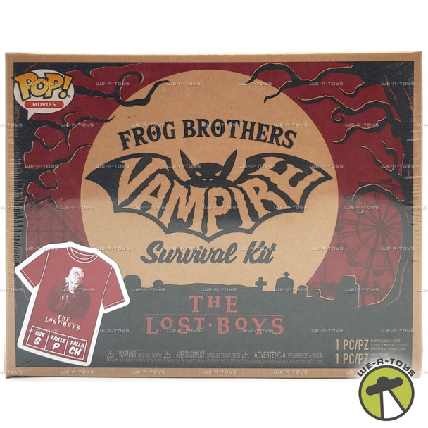 Funko Pop! Movies The Lost Boys Frog Brothers Vampire Survival Kit 2018 Size S