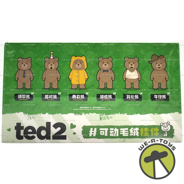 Pop Mart Ted2 Teddy Bear Action Plush Pendant Series 6-Pack 2025 Gong #43681