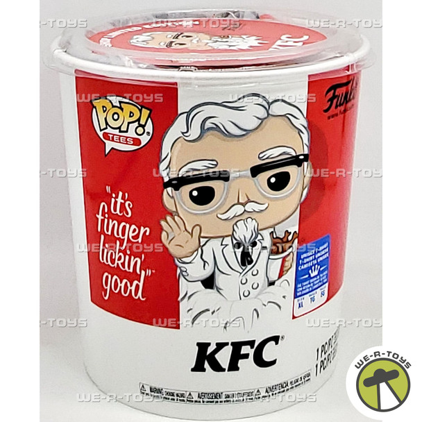 Funko Tees KFC Funko POP Golden Colonel Sanders and XL Tee Set 44545