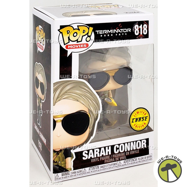 Funko POP Movies Terminator Dark Fate Sarah Connor 818 Vinyl Chase Figure