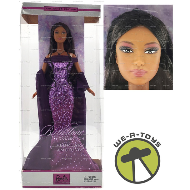 Barbie Birthstone Collection February Amethyst Doll 2002 Mattel C0584