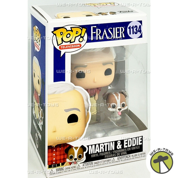 Funko POP Television Frasier Martin and Eddie 1134 Vinyl Figures